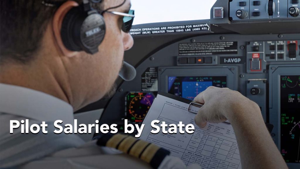 Pilot Salaries by State